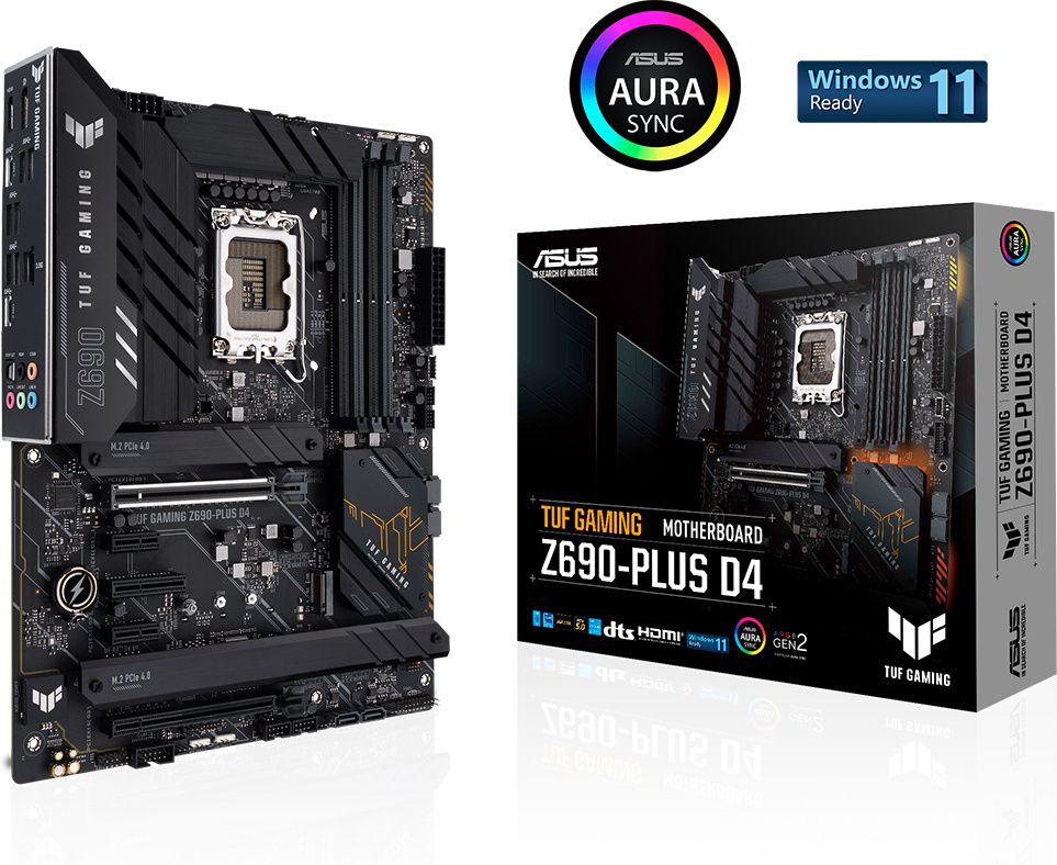 ASUS TUF GAMING Z690-PLUS D4 - motherboard - ATX - LGA1700 Socket - Z690